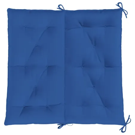 Coussin de banc de jardin bleu 100x(50+50)x7 cm tissu oxford