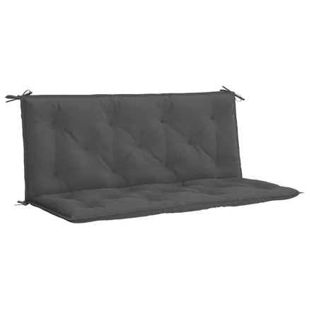 Coussin de banc de jardin anthracite tissu oxford 2