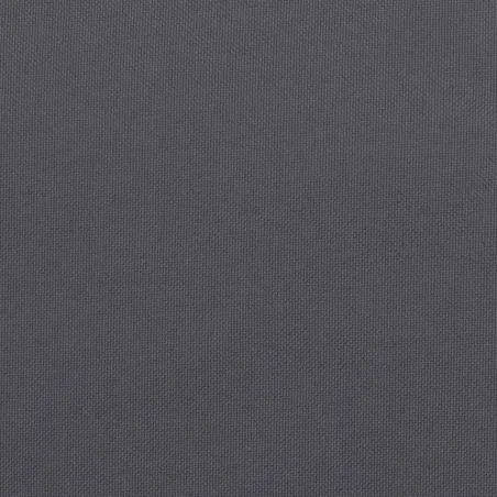 Coussin de banc de jardin anthracite tissu oxford