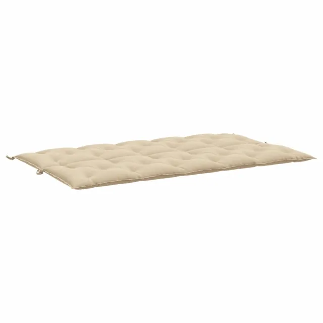 Coussin de banc de jardin beige 180x(50+50)x7 cm tissu oxford