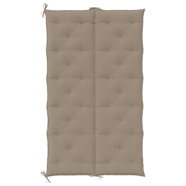 Coussin de banc de jardin taupe 180x(50+50)x7 cm tissu oxford