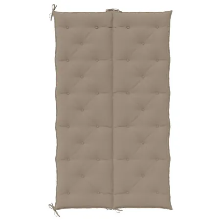 Coussin de banc de jardin taupe 180x(50+50)x7 cm tissu oxford