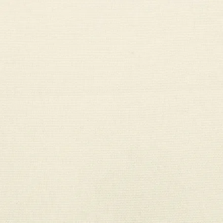 Coussin de banc de jardin blanc crème tissu oxford