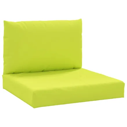 Coussins de palette lot de 2 vert vif tissu oxford 2