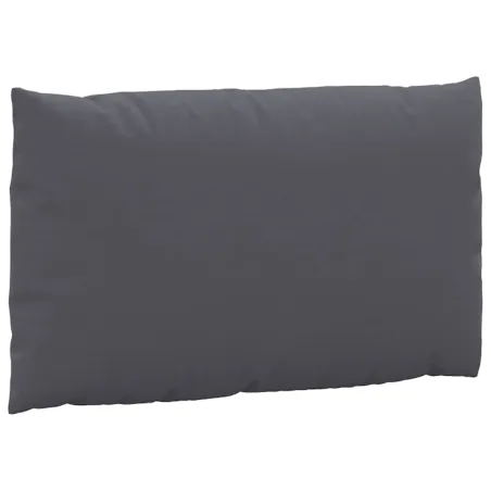 Coussins de palette lot de 3 anthracite tissu oxford
