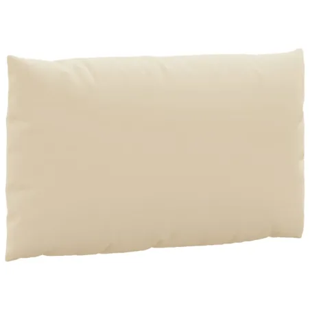 Coussins de palette lot de 3 beige tissu oxford