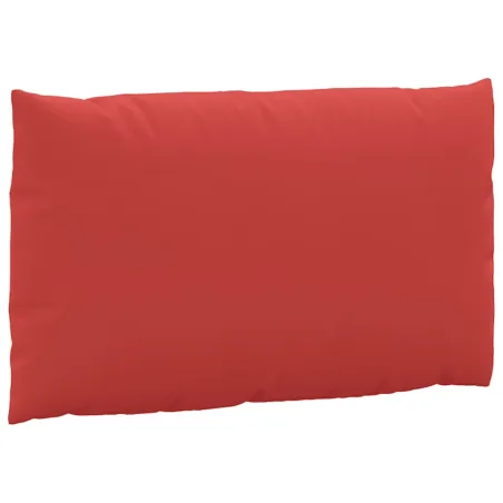 Coussins de palette lot de 3 rouge tissu oxford