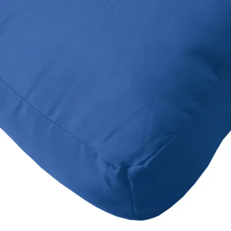 Coussins de palette lot de 3 bleu tissu oxford