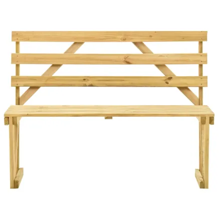 Banc de jardin 120 cm Bois de pin imprégné 2