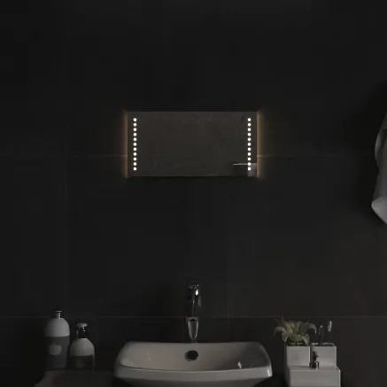 Miroir de salle de bain à LED 20x40 cm
