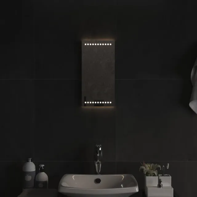 Miroir de salle de bain à LED 20x40 cm