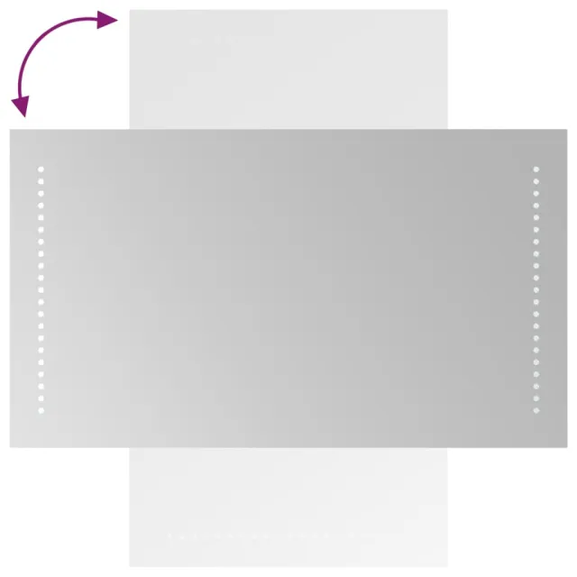 Miroir de salle de bain à LED 40x70 cm