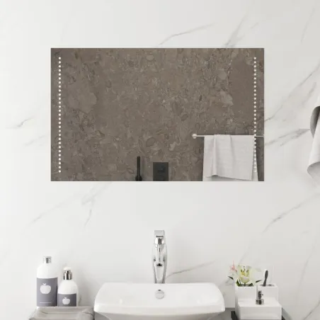 Miroir de salle de bain à LED 50x80 cm