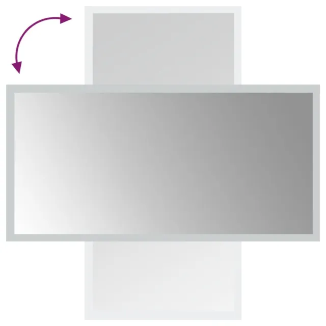 Miroir de salle de bain à LED 30x60 cm