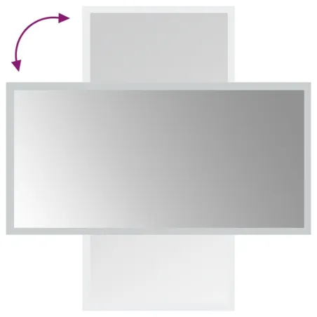 Miroir de salle de bain à LED 30x60 cm