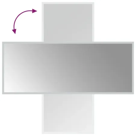 Miroir de salle de bain à LED 40x100 cm