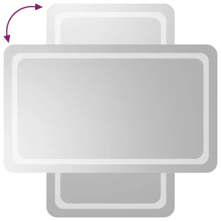 Miroir de salle de bain à LED 60x100 cm