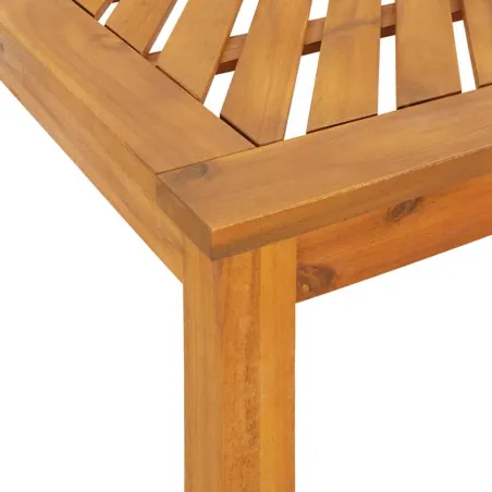 Ensemble de salle à manger pour jardin 3 pcs Marron