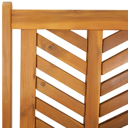 Ensemble de salle à manger pour jardin 3 pcs Marron