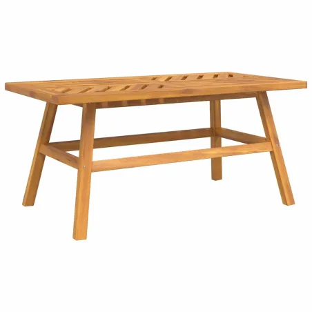 Ensemble de salon de jardin 4 pcs Marron Bois d'Acacia Massif