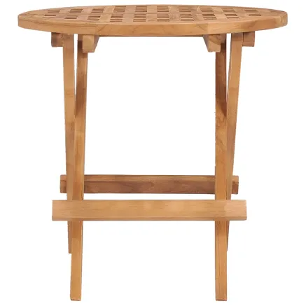 Table pliable de jardin 50x50x50 cm Bois de teck solide 2