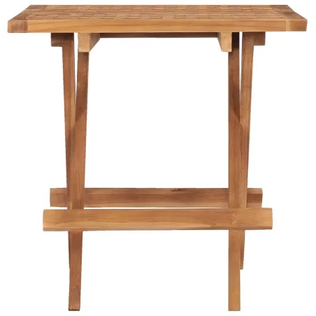 Table pliable de jardin 50x50x50 cm Bois de teck solide