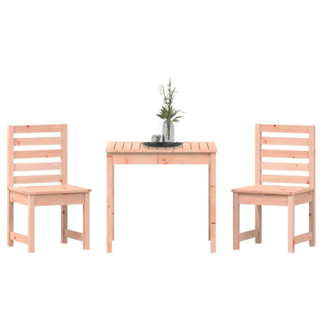 Ensemble de bistrot de jardin 3 pcs bois massif Douglas