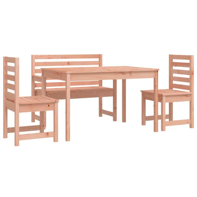Ensemble à manger de jardin 4 pcs bois massif Douglas