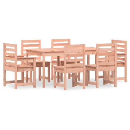 Ensemble à manger de jardin 7 pcs bois massif Douglas 2