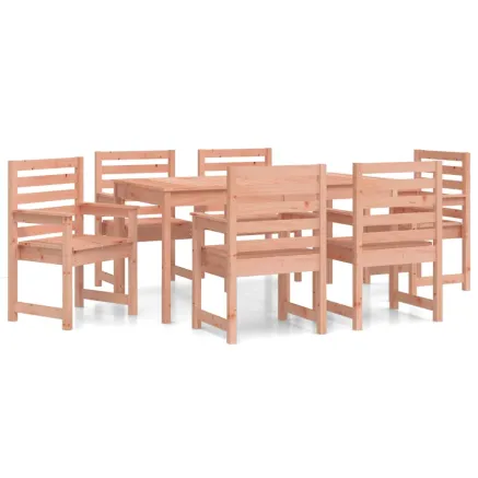 Ensemble à manger de jardin 7 pcs bois massif Douglas 2