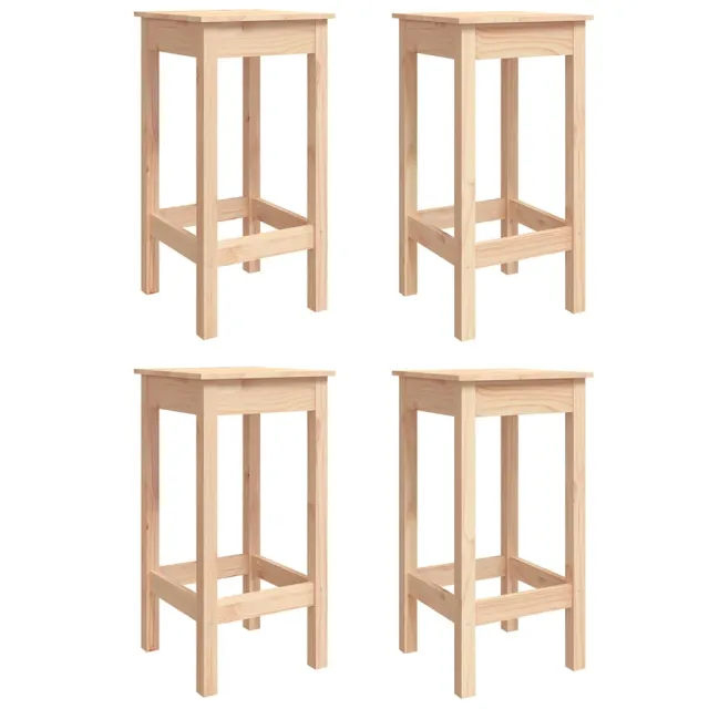 Ensemble de bar de jardin 5 pcs bois de pin massif