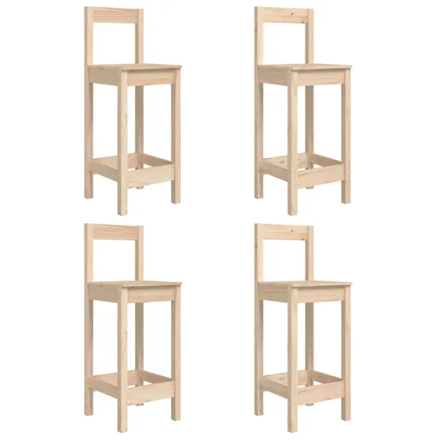 Ensemble de bar de jardin 5 pcs bois de pin massif