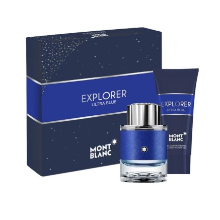 Men's Perfume Set Montblanc Explorer Ultra Blue 2 Pieces
