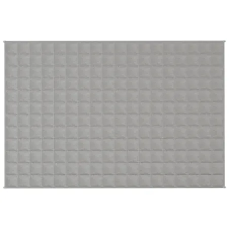 Couverture lestée Gris 122x183 cm 9 kg Tissu