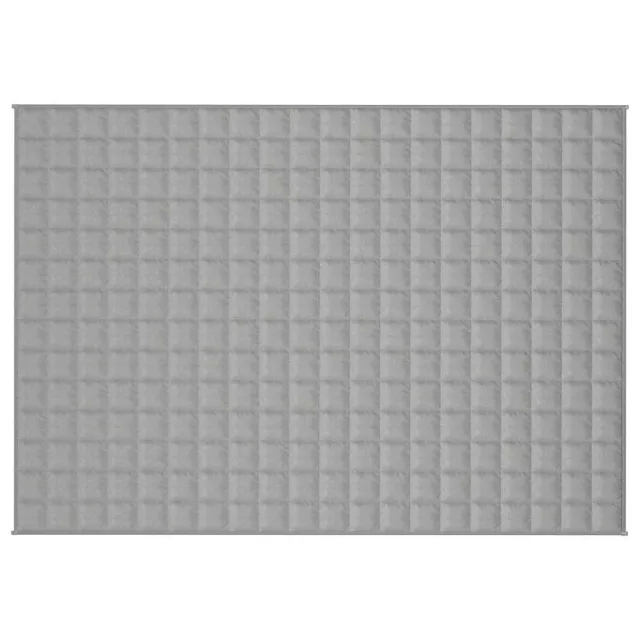 Couverture lestée Gris 140x200 cm 6 kg Tissu