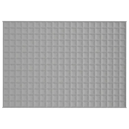 Couverture lestée Gris 140x200 cm 6 kg Tissu