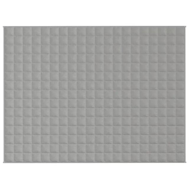 Couverture lestée Gris 152x203 cm 11 kg Tissu