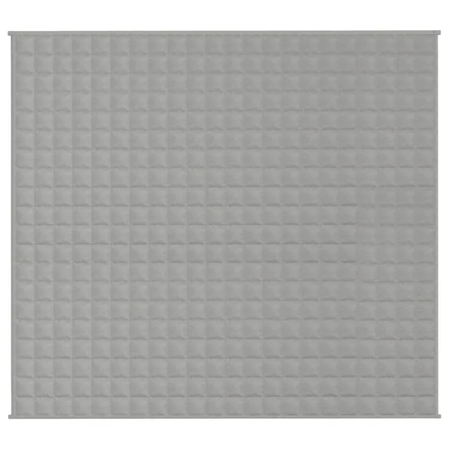 Couverture lestée Gris 200x220 cm 9 kg Tissu