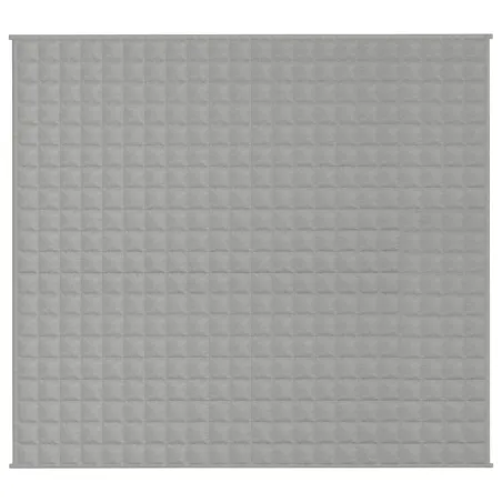Couverture lestée Gris 200x230 cm 9 kg Tissu