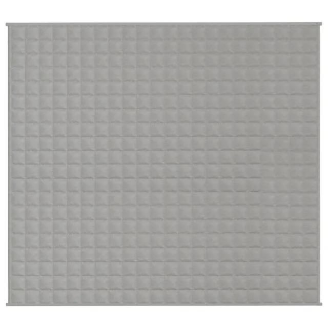 Couverture lestée Gris 200x220 cm 13 kg Tissu