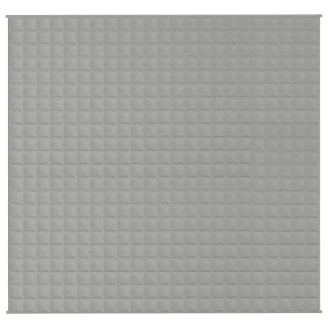 Couverture lestée Gris 220x240 cm 11 kg Tissu