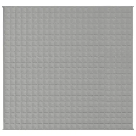 Couverture lestée Gris 220x240 cm 15 kg Tissu
