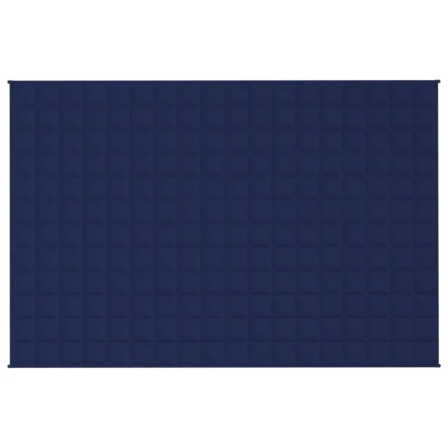 Couverture lestée Bleu 122x183 cm 9 kg Tissu