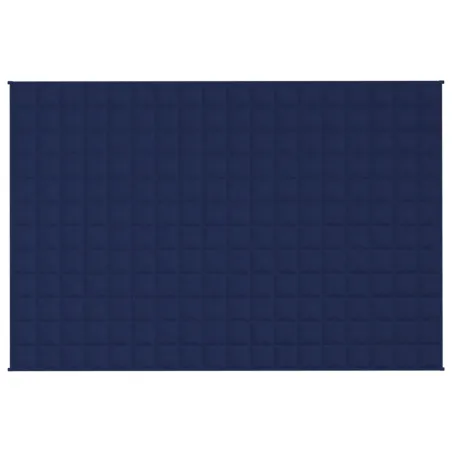 Couverture lestée Bleu 122x183 cm 9 kg Tissu