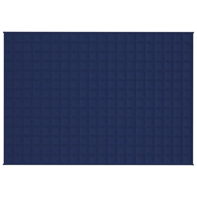 Couverture lestée Bleu 135x200 cm 10 kg Tissu