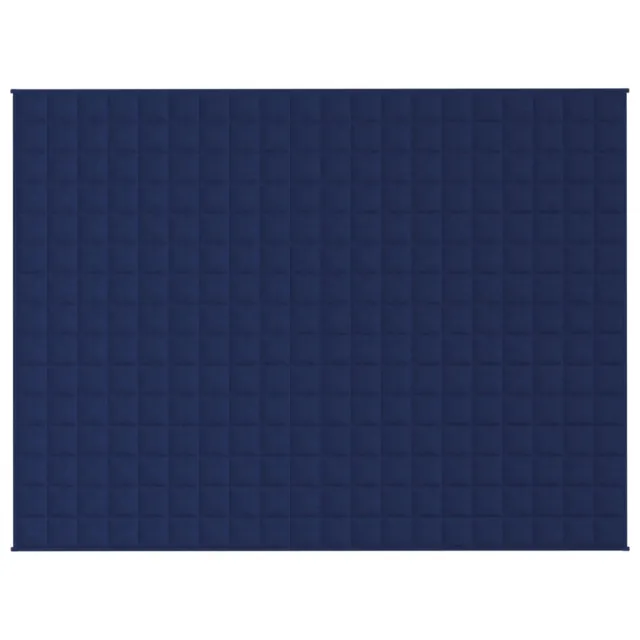Couverture lestée Bleu 152x203 cm 11 kg Tissu