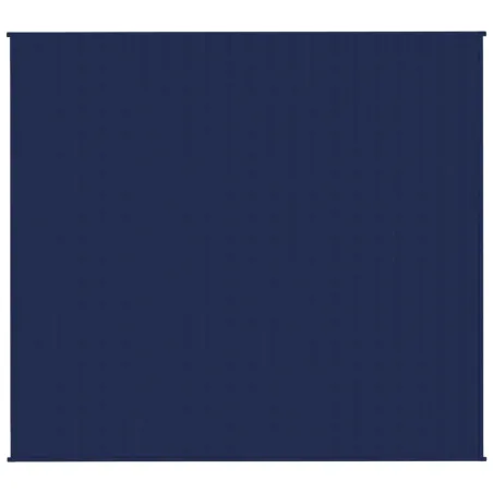 Couverture lestée Bleu 200x230 cm 9 kg Tissu