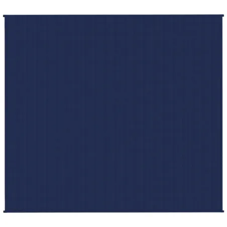 Couverture lestée Bleu 200x220 cm 13 kg Tissu