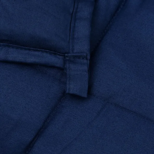 Couverture lestée Bleu 200x230 cm 13 kg Tissu