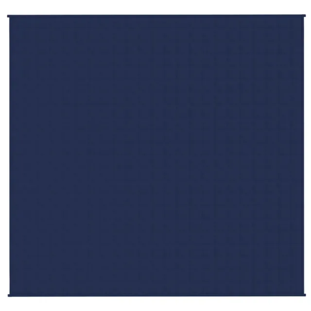 Couverture lestée Bleu 220x230 cm 11 kg Tissu
